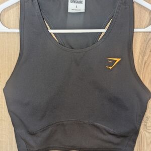 Gymshark Women's Black Pulse Crop Tank